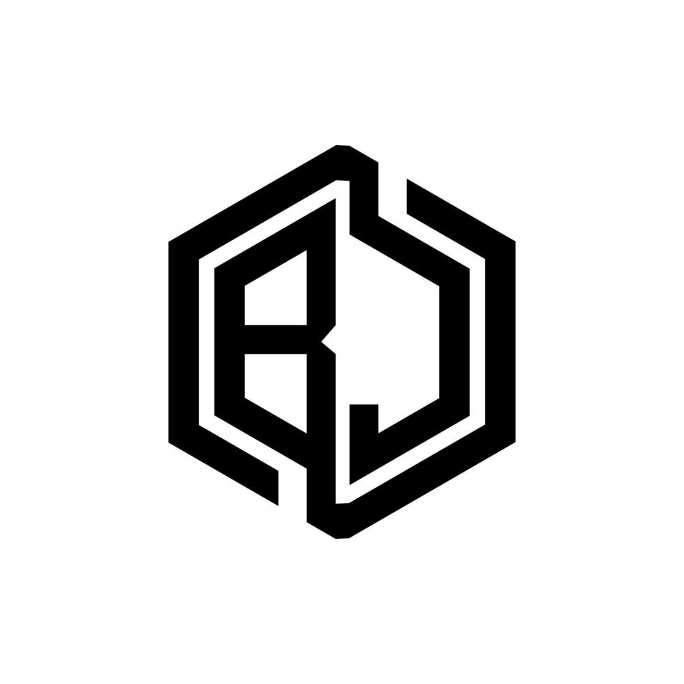 bj-Buchstaben-Logo-Design in Abbildung. Vektorlogo, Kalligrafie-Designs für Logo, Poster, Einladung usw. vektor