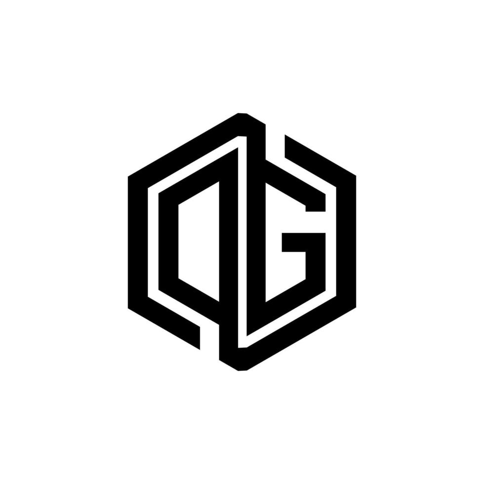 dg-Buchstaben-Logo-Design in Abbildung. Vektorlogo, Kalligrafie-Designs für Logo, Poster, Einladung usw. vektor