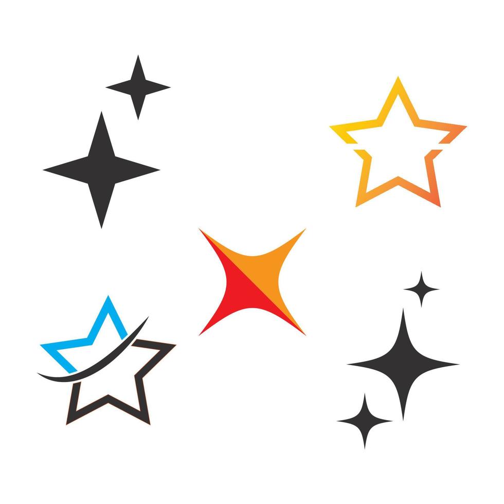 stjärna logotyp vektor