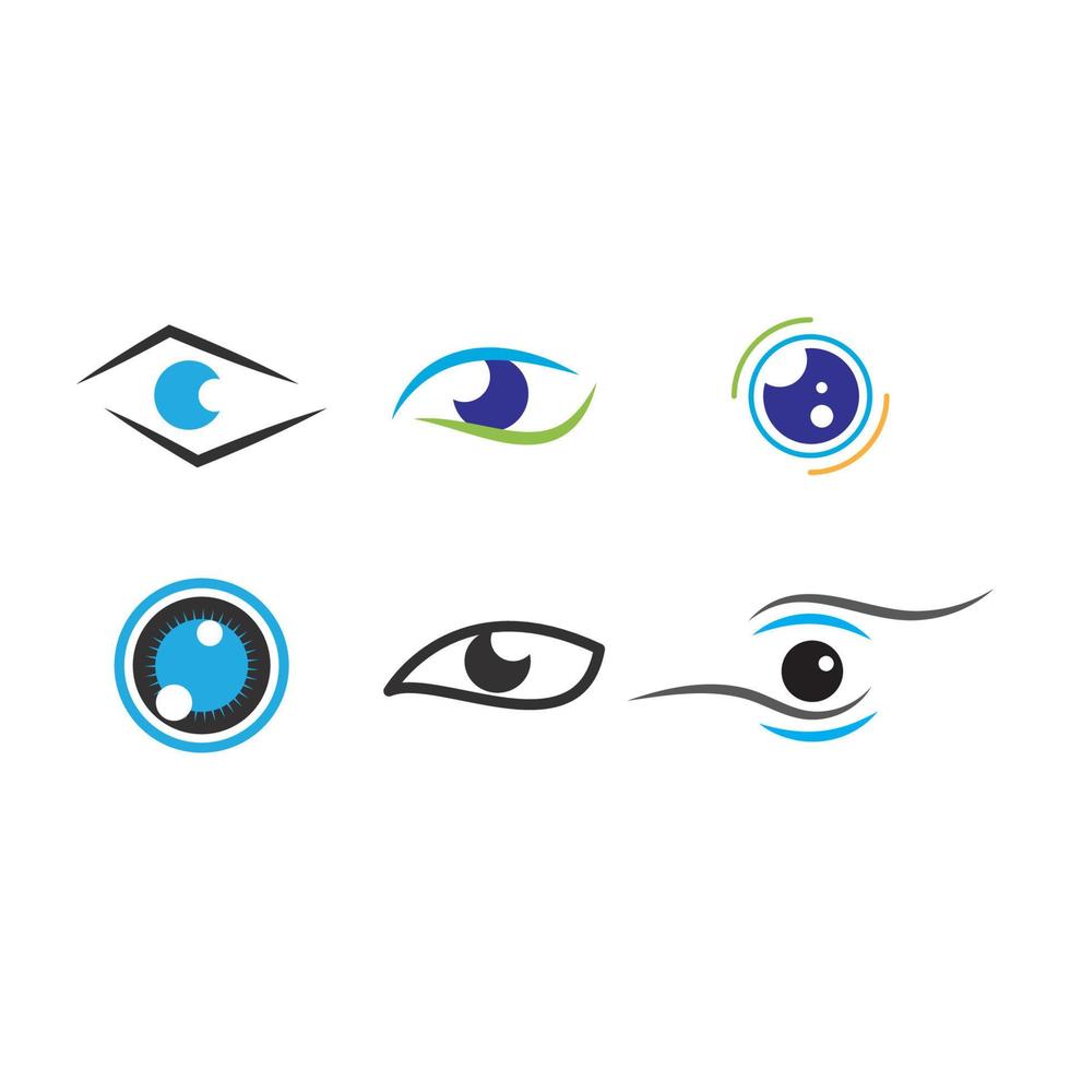 Augenillustrationslogo vektor