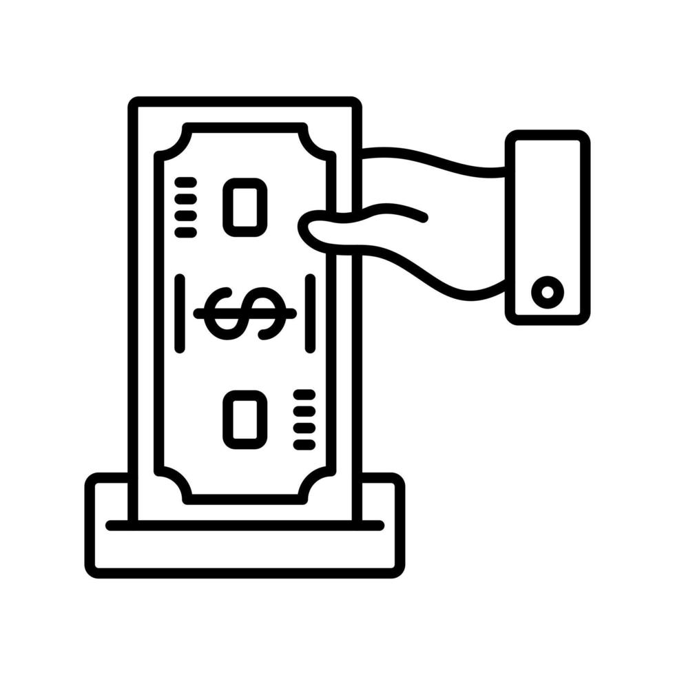 deposition vektor ikon