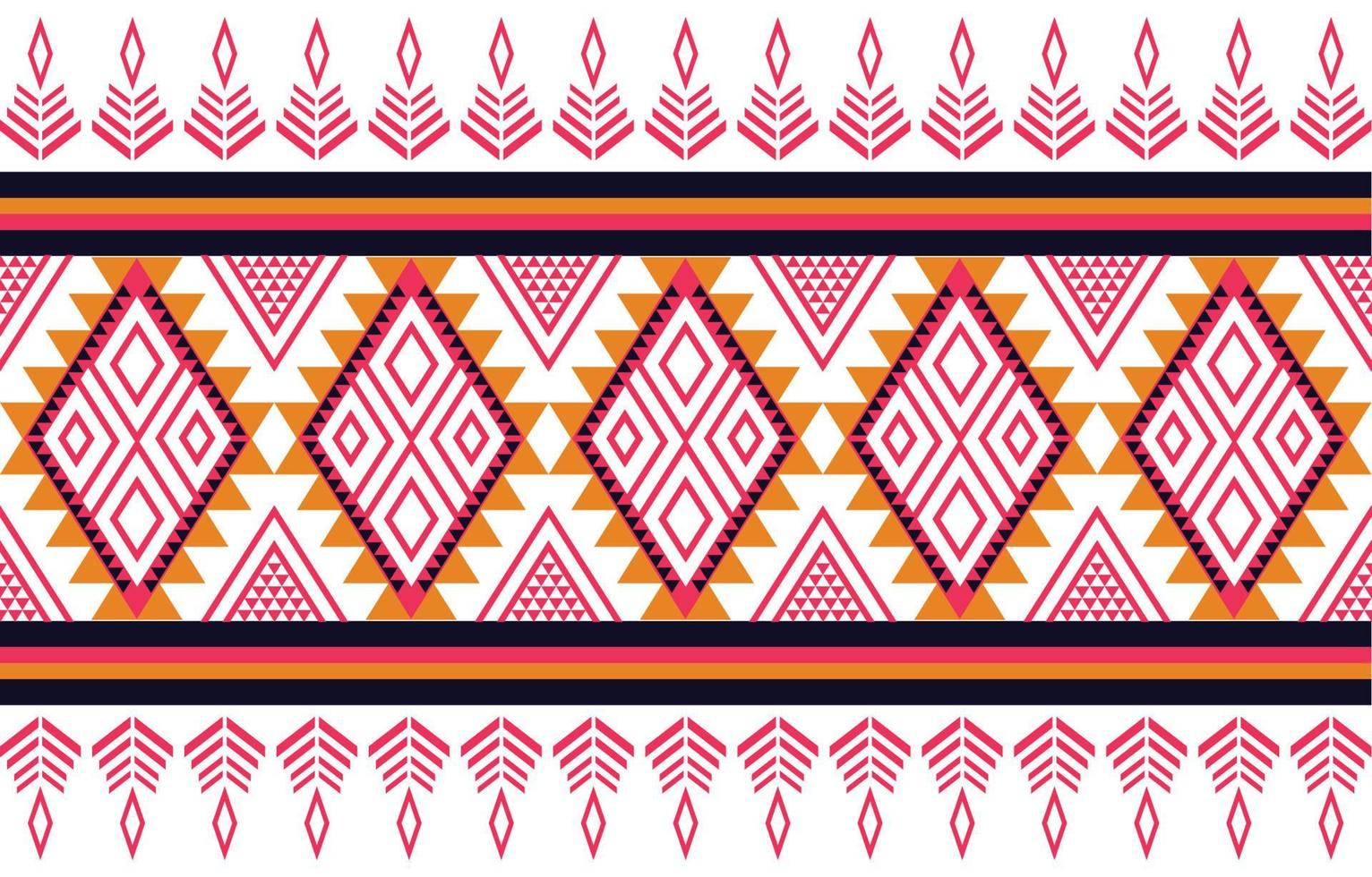 triangel geometrisk mönster färgglad, tribal etnisk textur stil, design för utskrift på Produkter, bakgrund, halsduk, kläder, inslagning, tyg, vektor illustration.