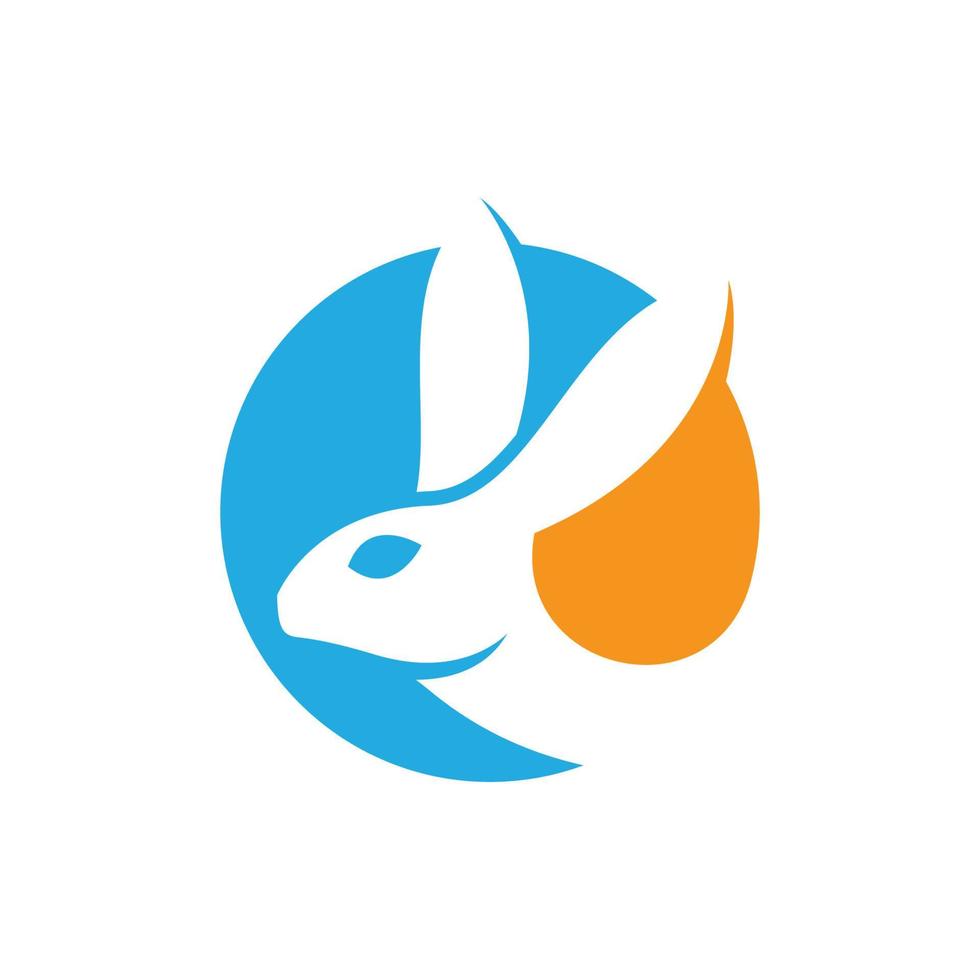 Kaninchen Logo Bilder Illustration vektor