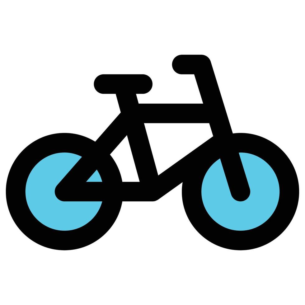 Fahrradsymbol, Sommerthema vektor