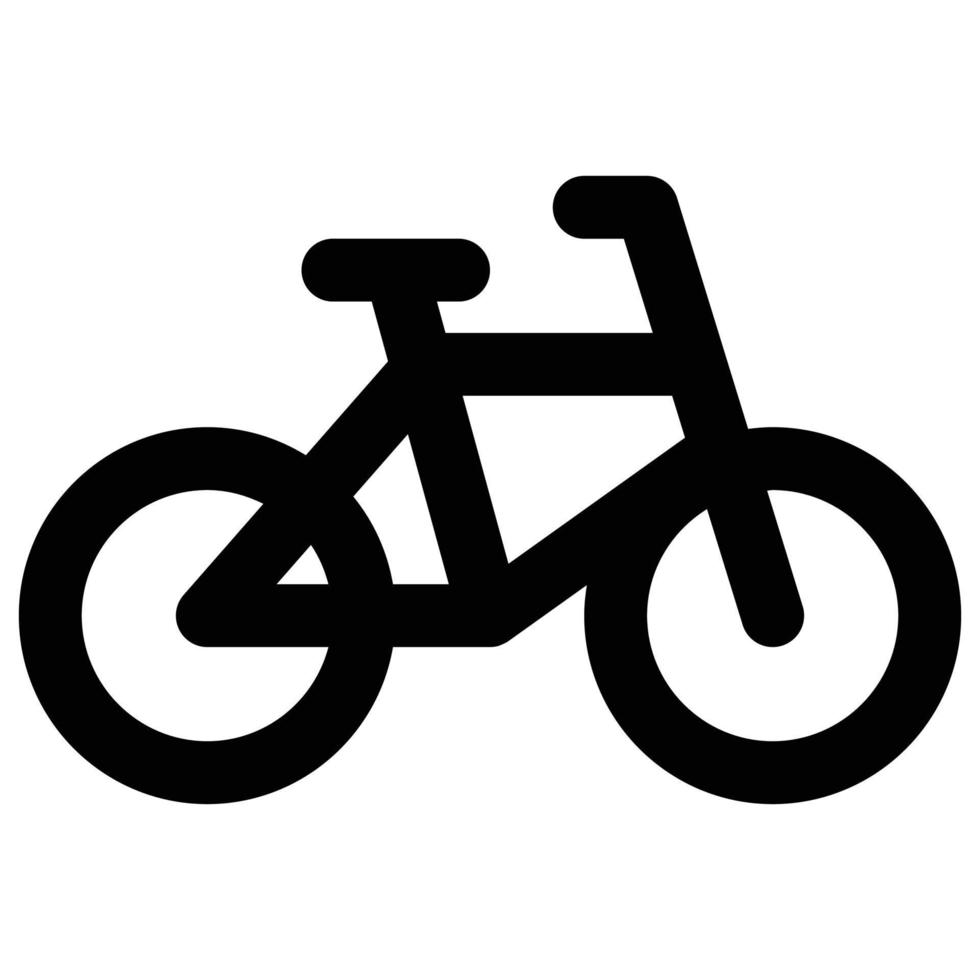 Fahrradsymbol, Sommerthema vektor