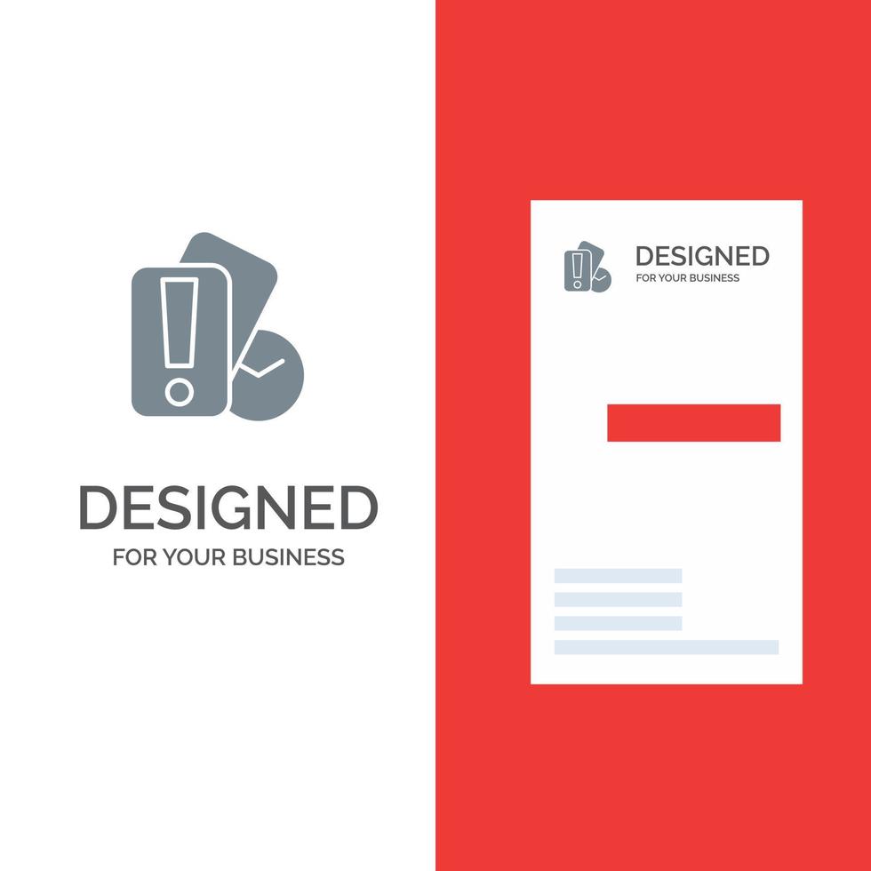 kort hand innehav domare grå logotyp design och företag kort mall vektor