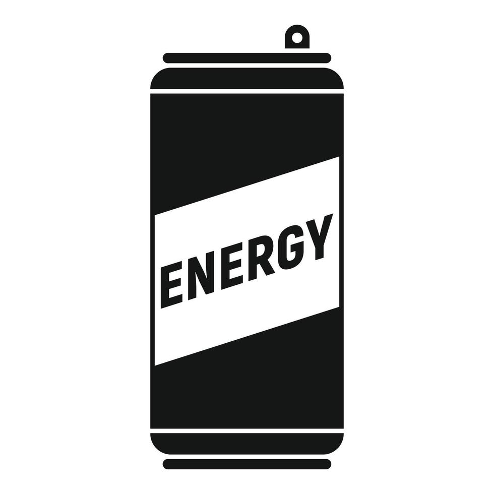 sport energi dryck ikon, enkel stil vektor