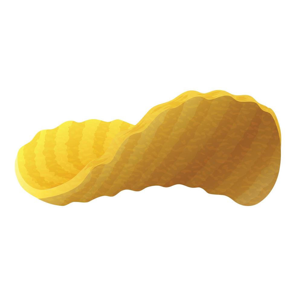 Lebensmittel-Chips-Symbol, Cartoon-Stil vektor