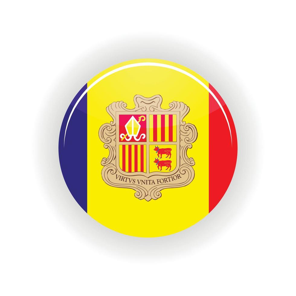 Andorra-Symbolkreis vektor