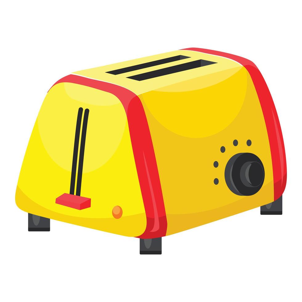 Toaster-Symbol, Cartoon-Stil vektor