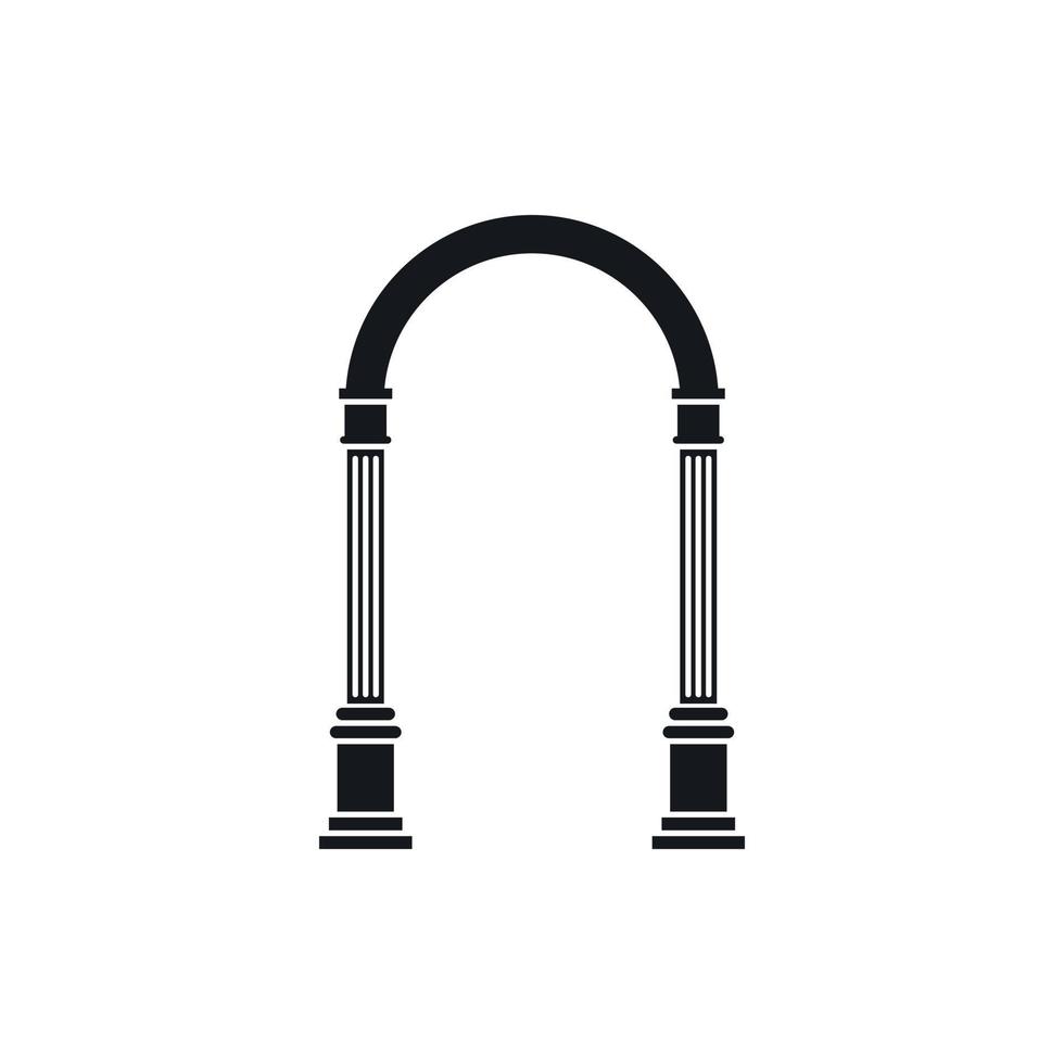 Arch-Symbol, einfacher Stil vektor