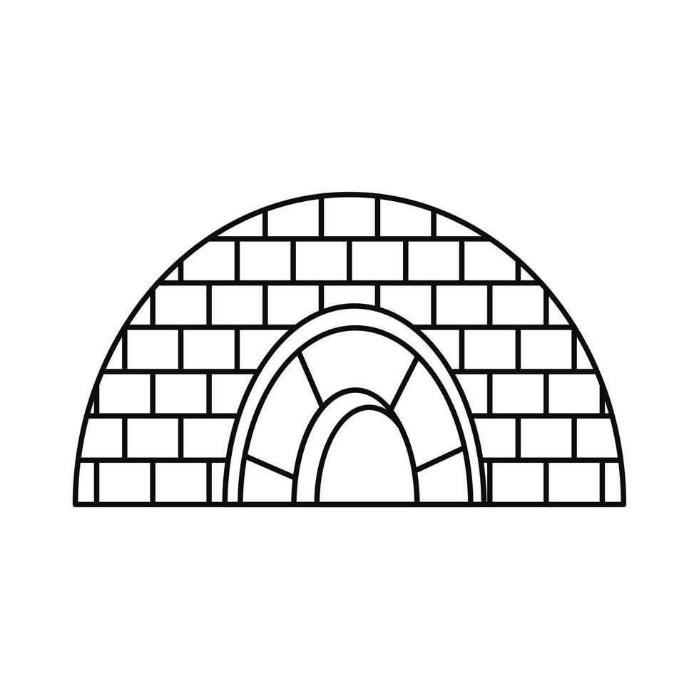 ishus ikon, översikt stil vektor
