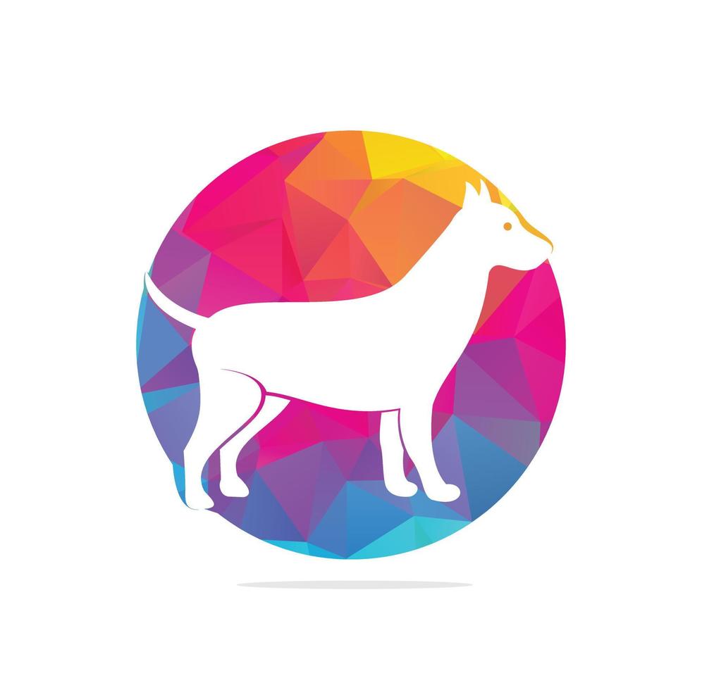 hund logotyp design vektor mall. hund ikon logotyp vektor