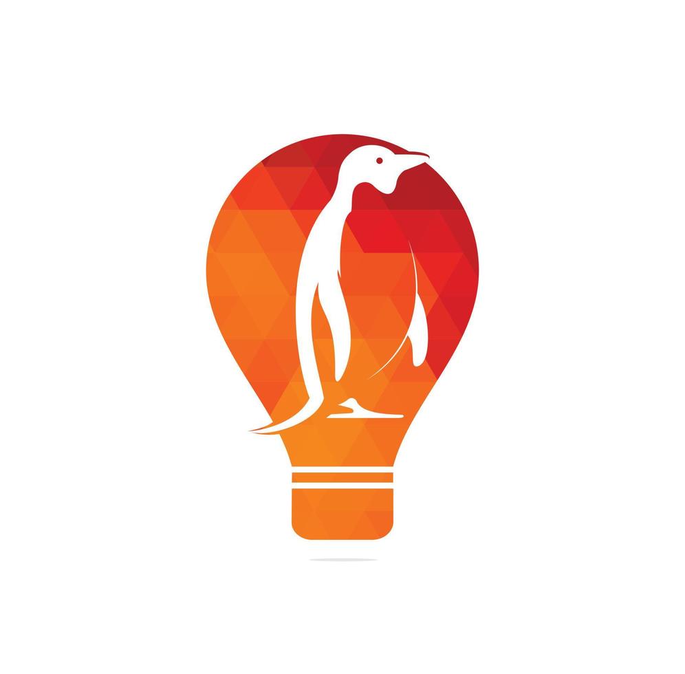 kreatives Pinguin-Logo-Vorlagenvektorsymbol-Illustrationsdesign vektor