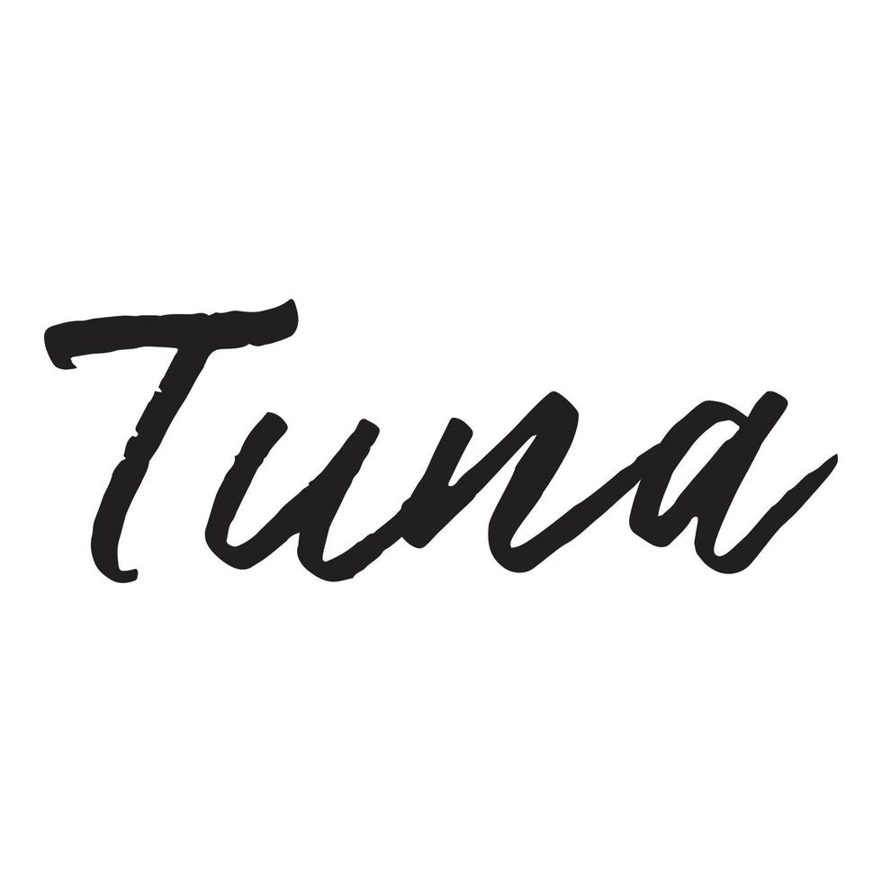 tonfisk ikon, tecknad serie stil vektor