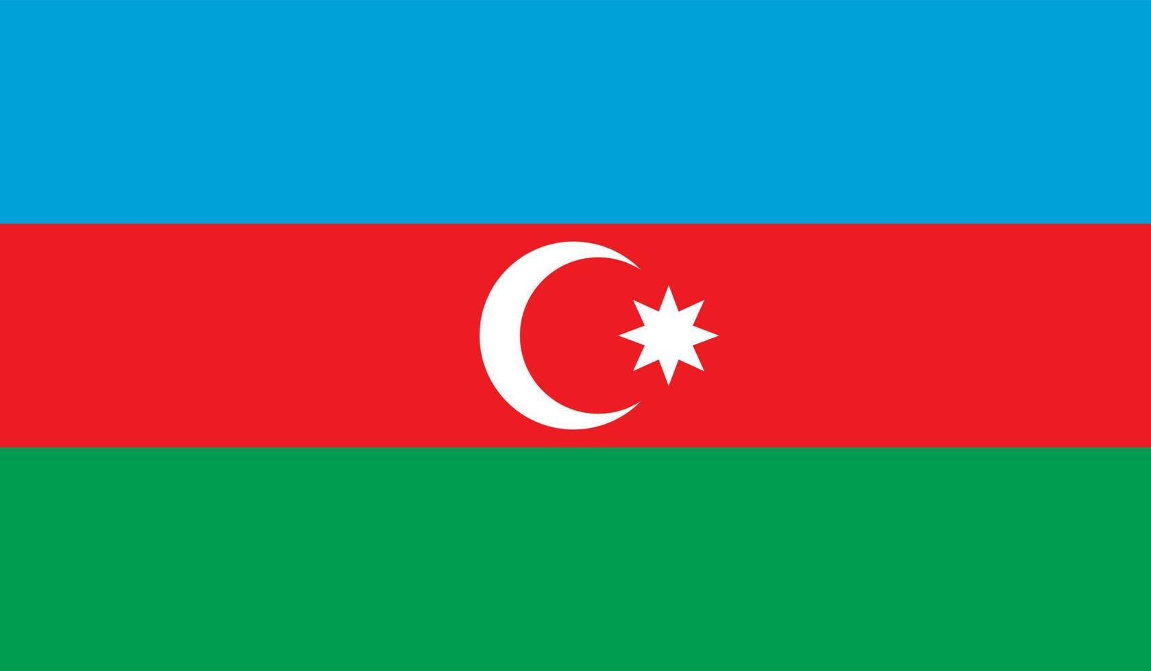 azerbaijan flagga bild vektor