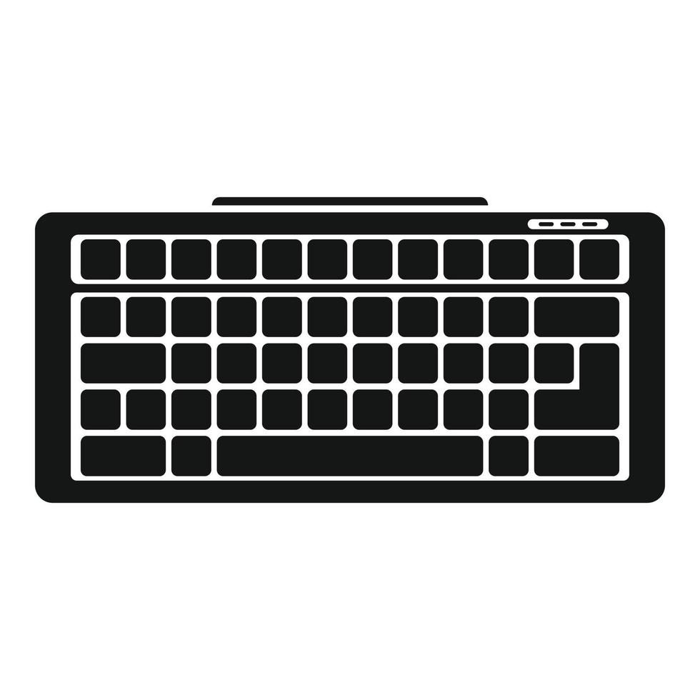 Gerätetastatursymbol, einfacher Stil vektor