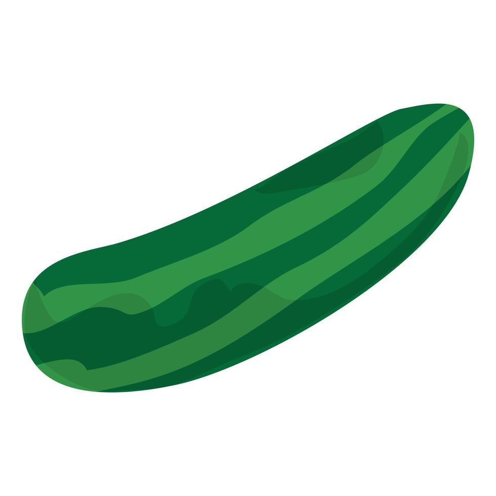 Zucchini-Symbol, Cartoon-Stil vektor