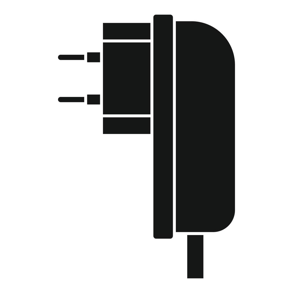 Steckeradapter-Symbol, einfacher Stil vektor