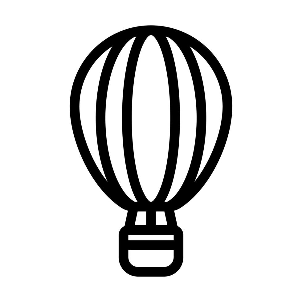 varm luft ballon ikon design vektor