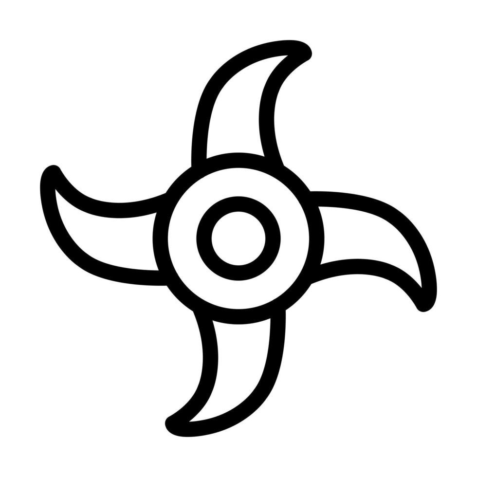 Shuriken-Icon-Design vektor