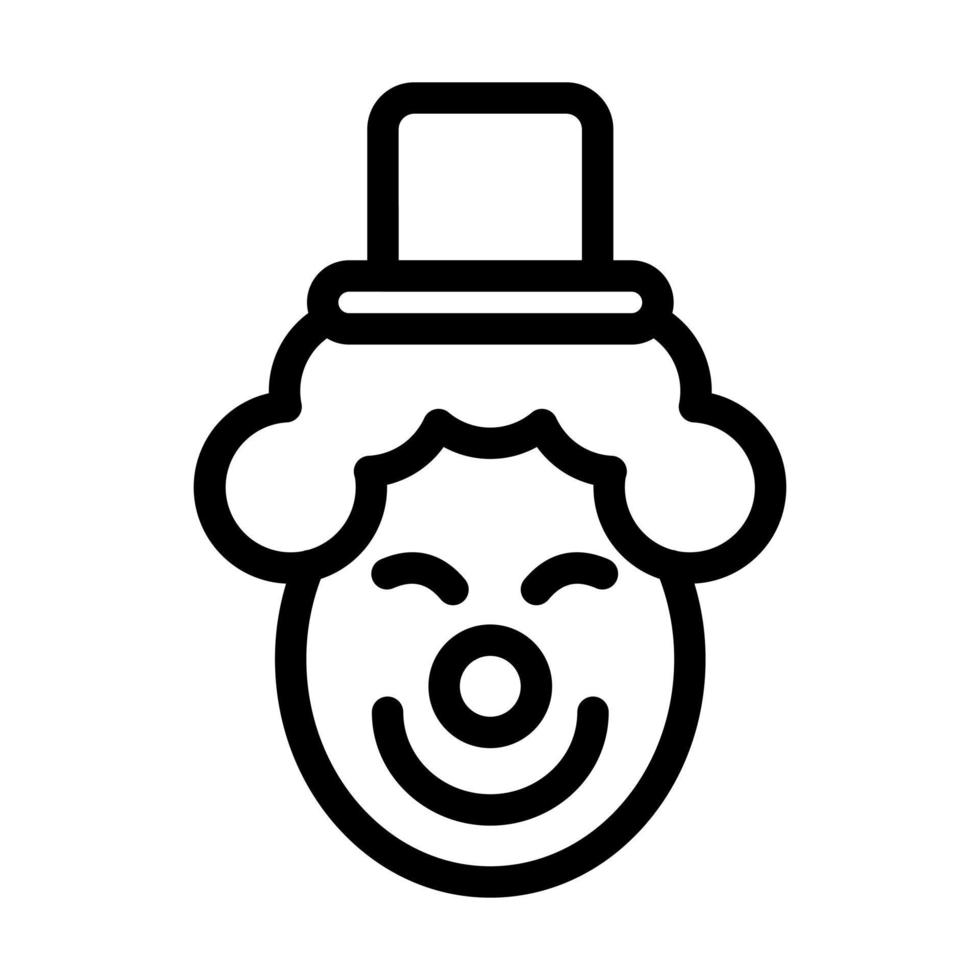 Clown-Icon-Design vektor