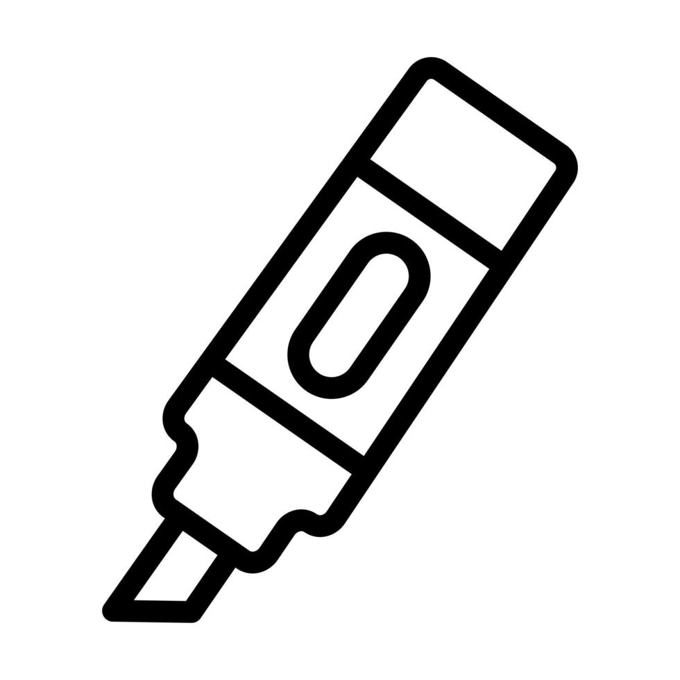 Textmarker-Icon-Design vektor