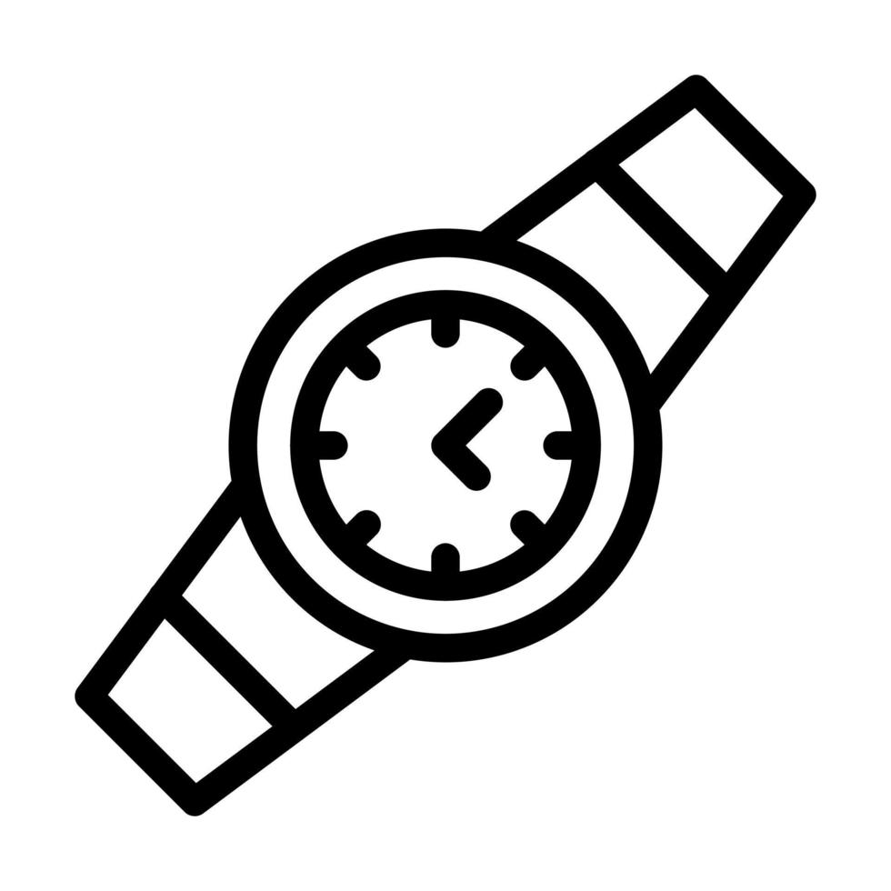 Armbanduhr-Icon-Design vektor