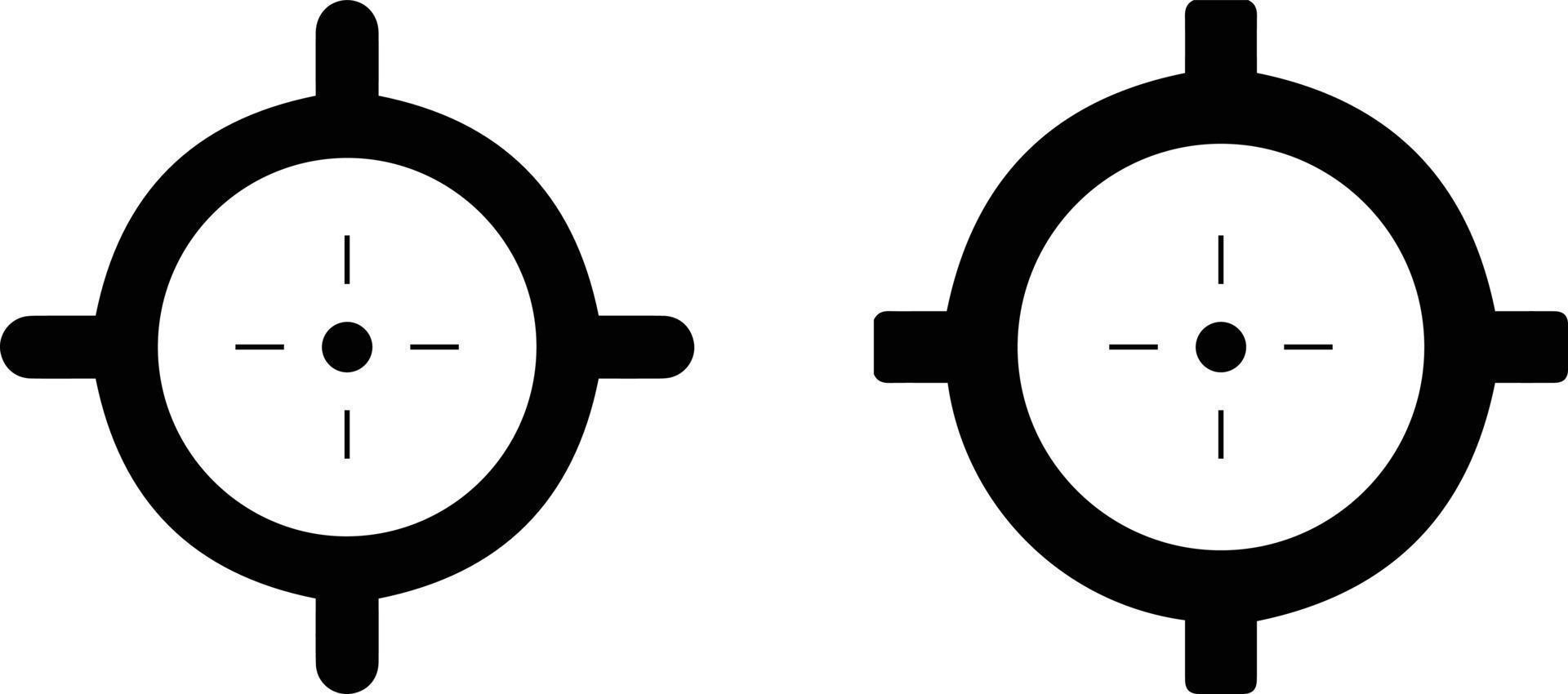 Ziel-Ziel-Symbol. Zielfokuspfeil. Design von Marketingzielen vektor