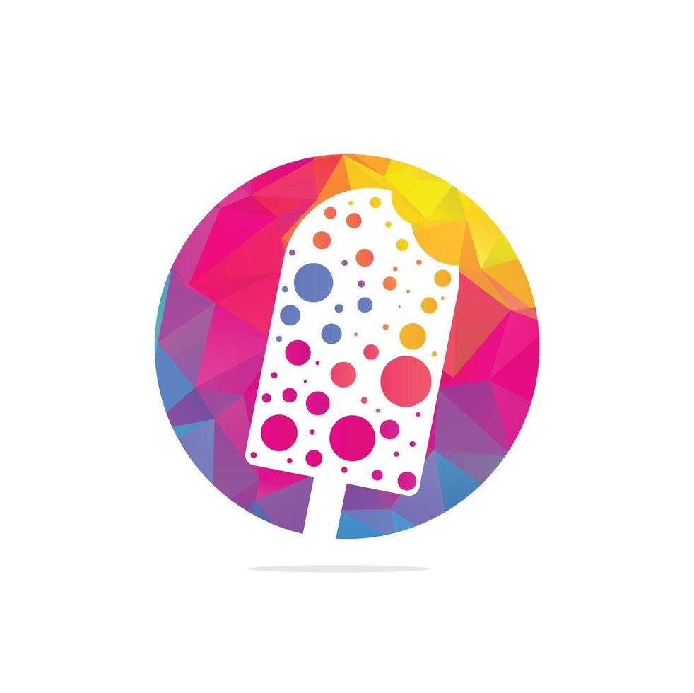 Eisbar. Eis Logo Vektor Logo Vorlage Illustration Design.