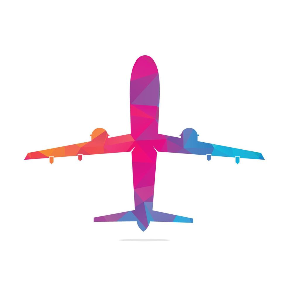 Flugzeug-Symbol-Vektor-Illustration-Design-Logo-Vorlage, Flugzeug-Firmenlogo, Reise-Logo, vektor