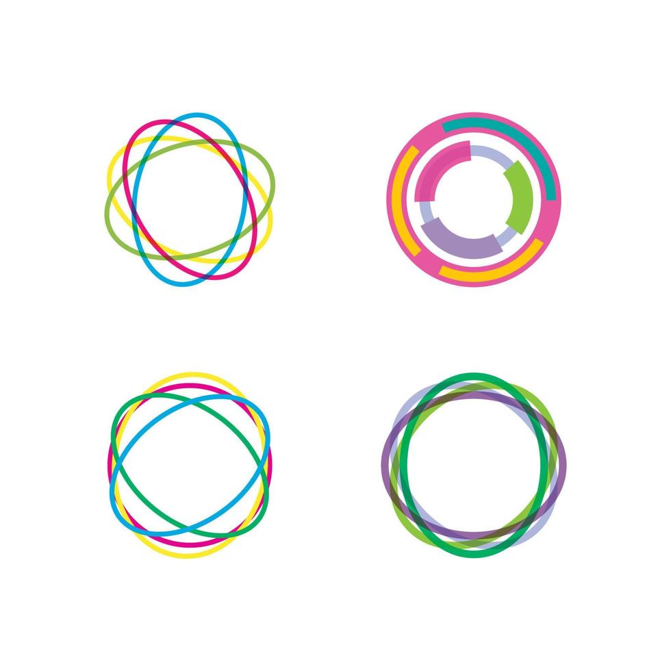cirkulär logotyp vektor
