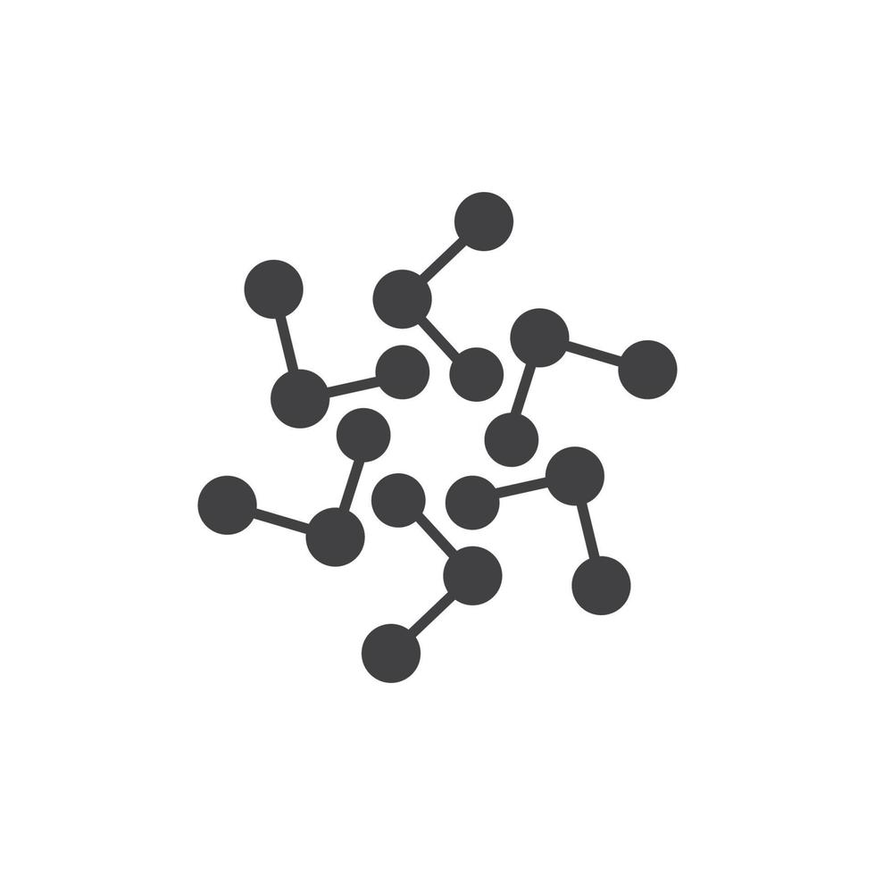 molekyl logotyp vektor