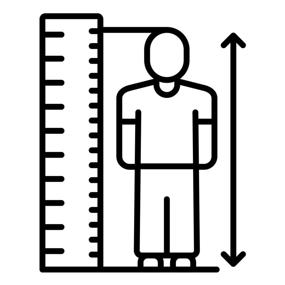 Symbol für die Höhenkontrolllinie vektor