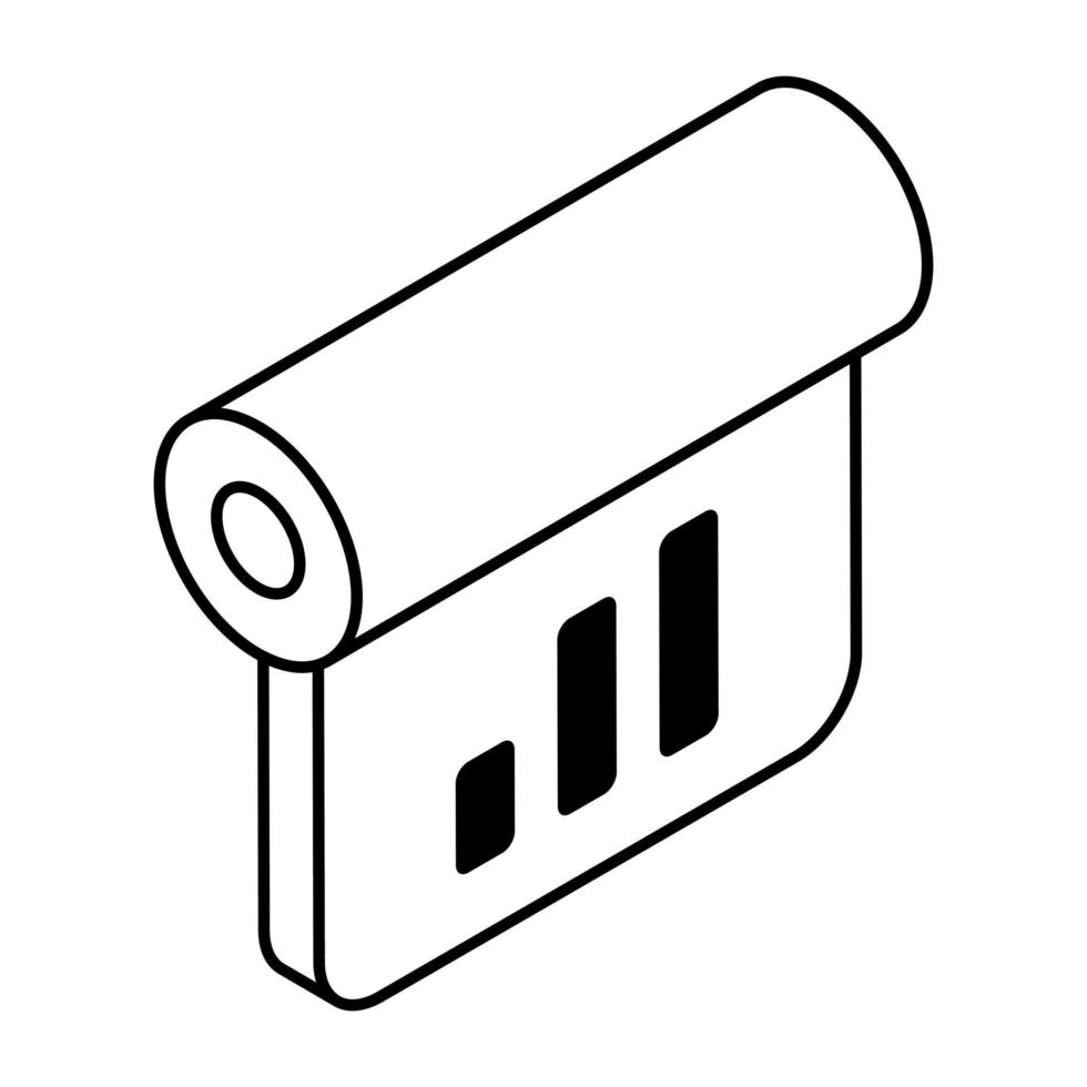 modern design ikon för affärsrapport vektor