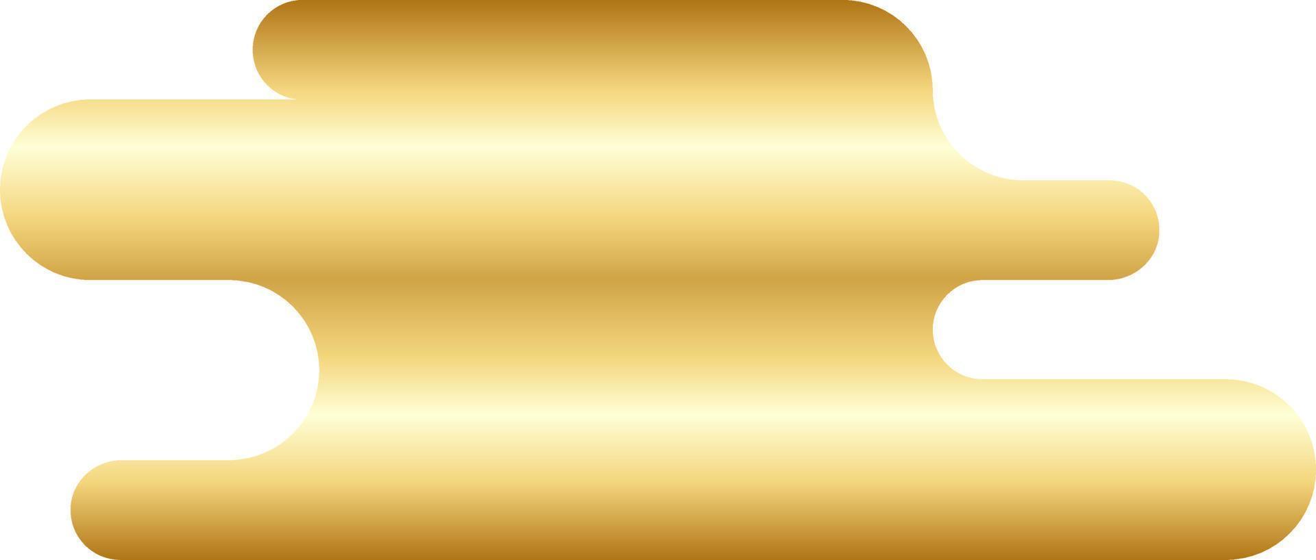 abstrakt guld minimal runda form vektor