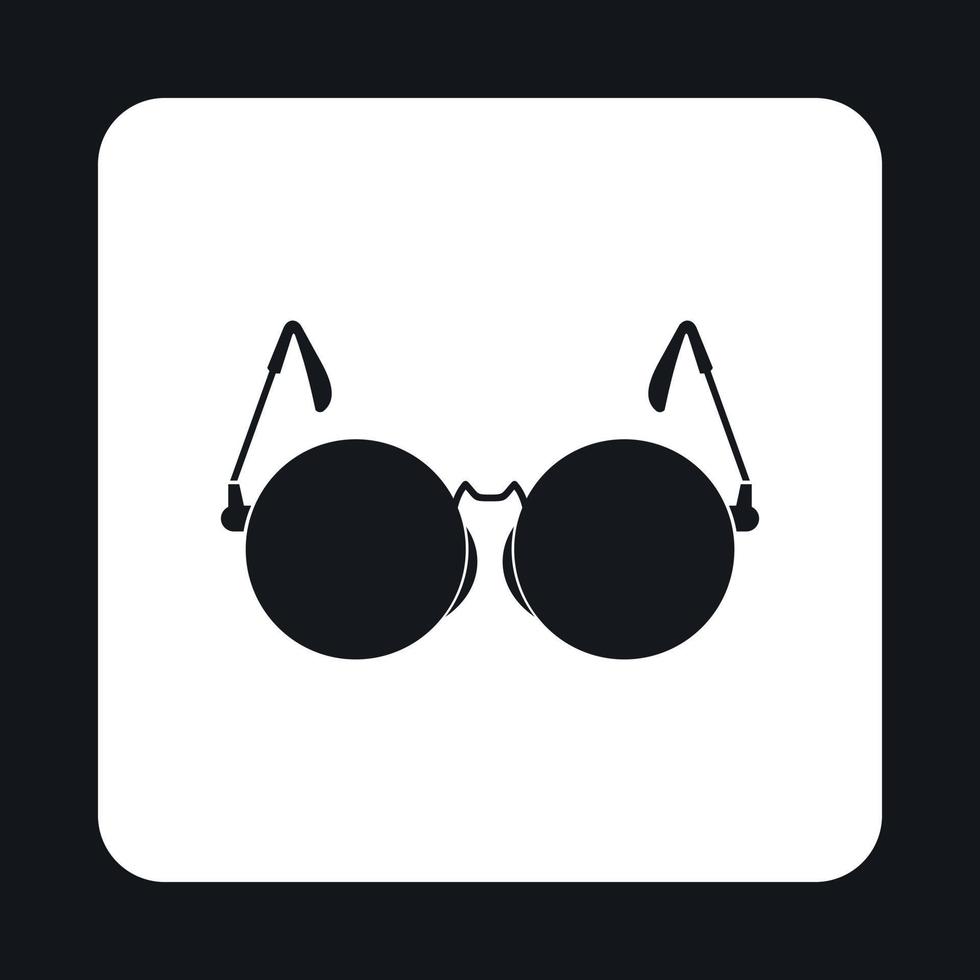 glasögon för blind ikon, enkel stil vektor