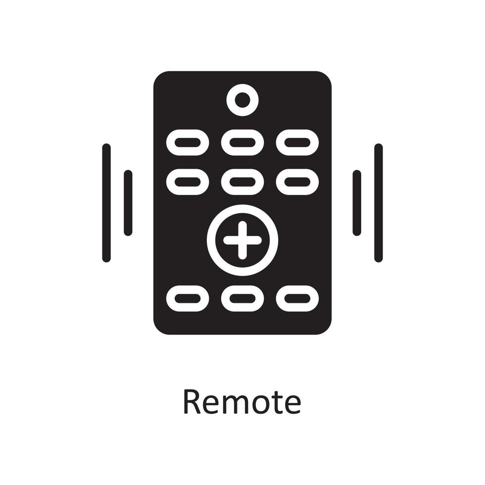 avlägsen vektor fast ikon design illustration. hushållning symbol på vit bakgrund eps 10 fil