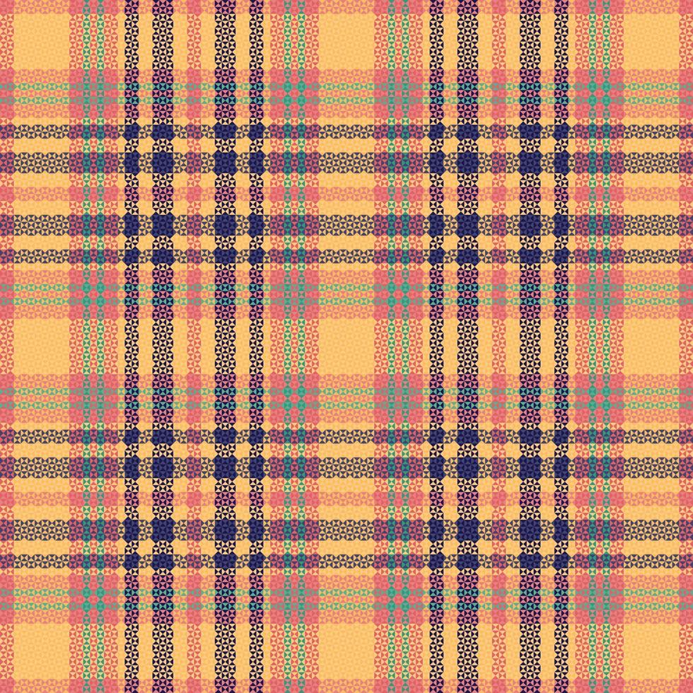 tartan eller pläd retro Färg mönster. vektor