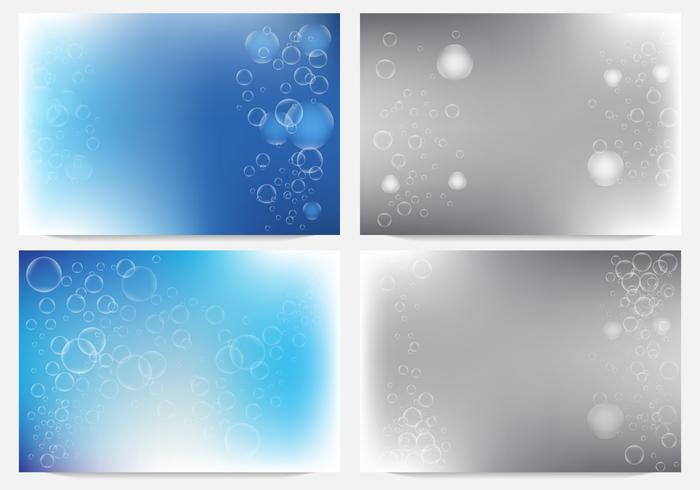 Bubbles In Fizzing Hintergrund vektor