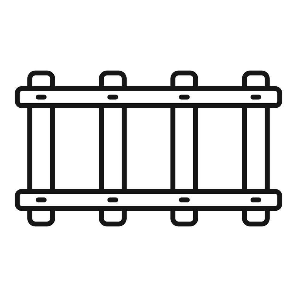 Eisenbahnsymbol, Umrissstil vektor