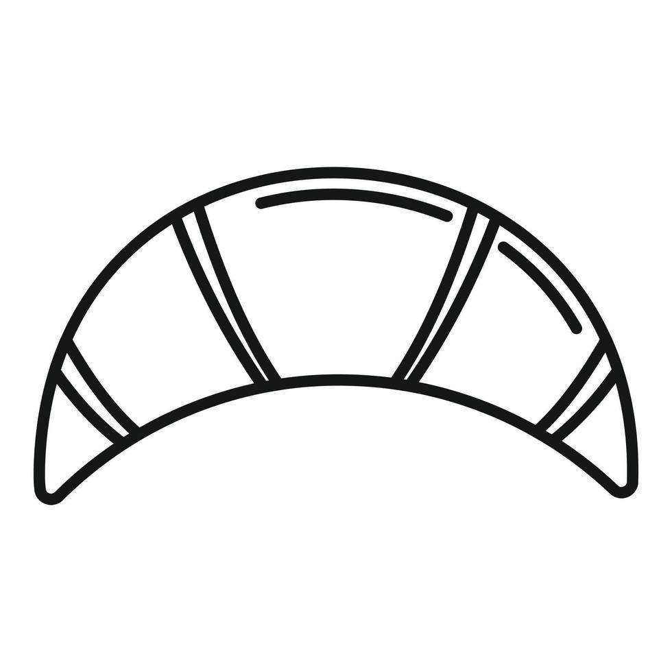 Bäckerei-Essen-Symbol, Umriss-Stil vektor