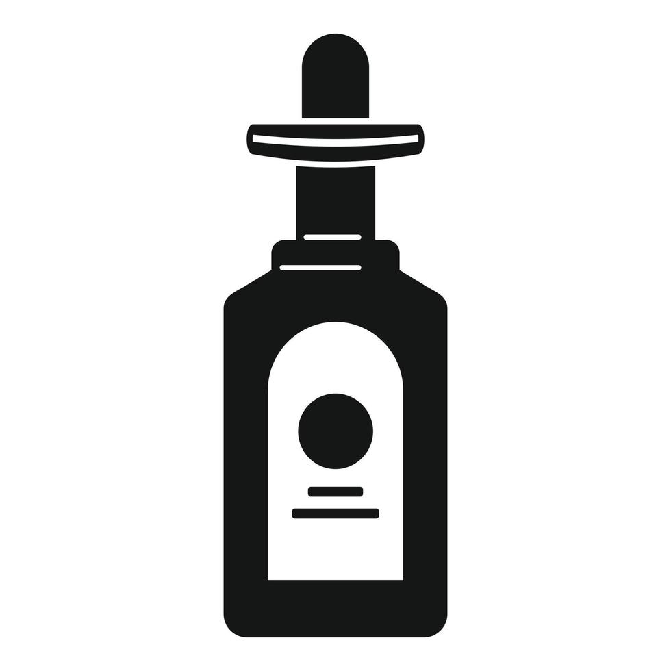 Tequila-Flaschensymbol, einfacher Stil vektor