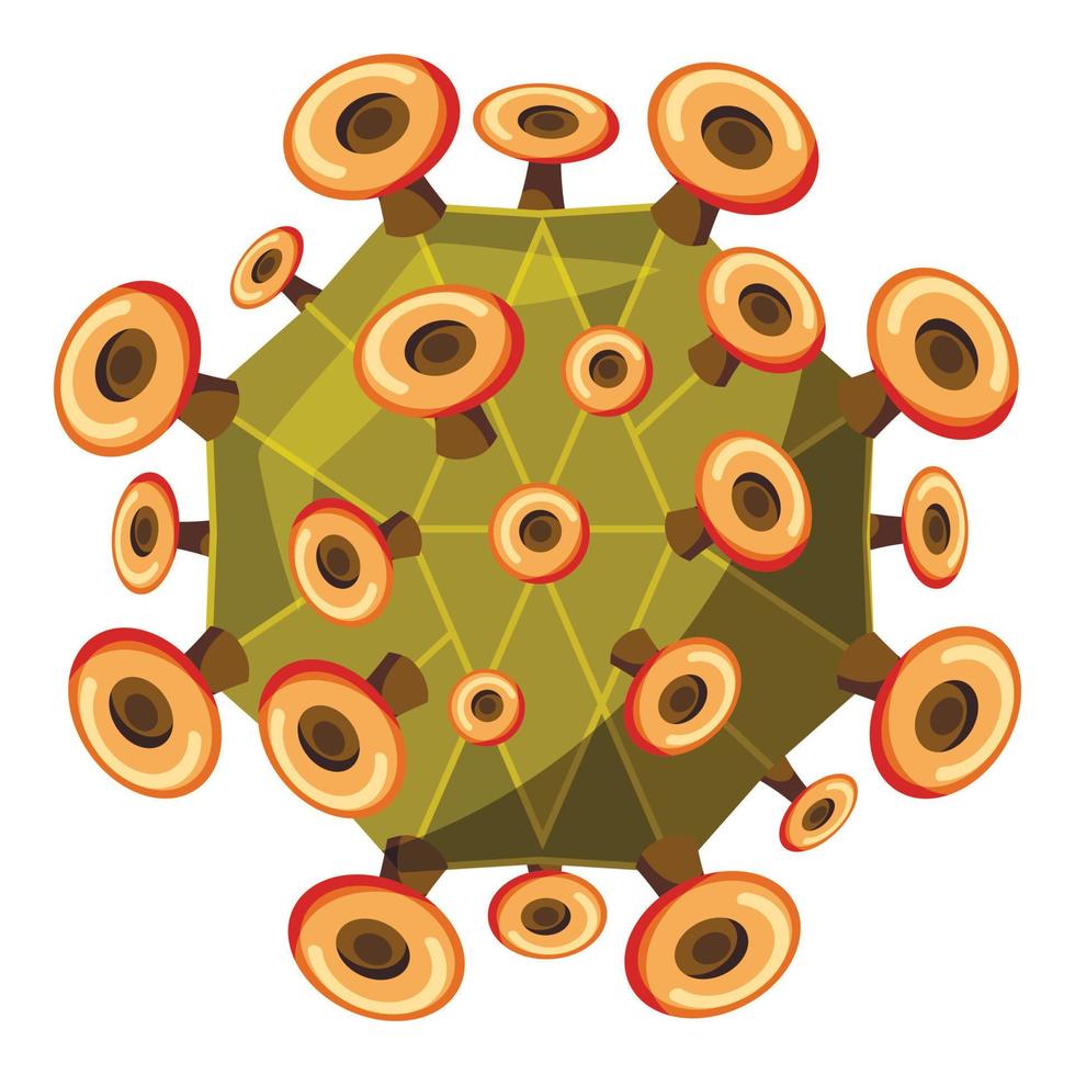 Zika virus ikon, isometrisk 3d stil vektor