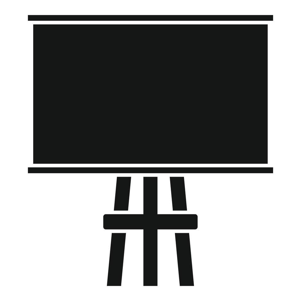 Holzbrett-Symbol, einfacher Stil vektor