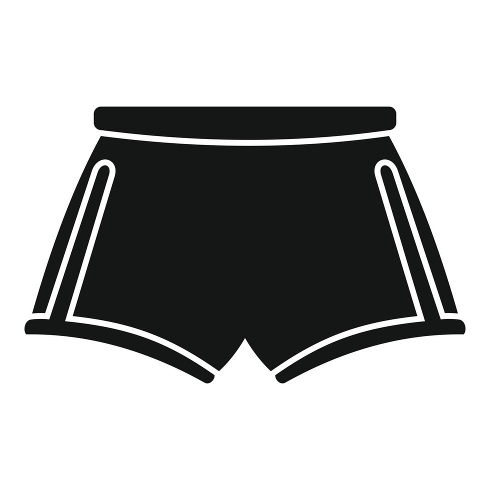 Hurling-Shorts-Symbol, einfacher Stil vektor