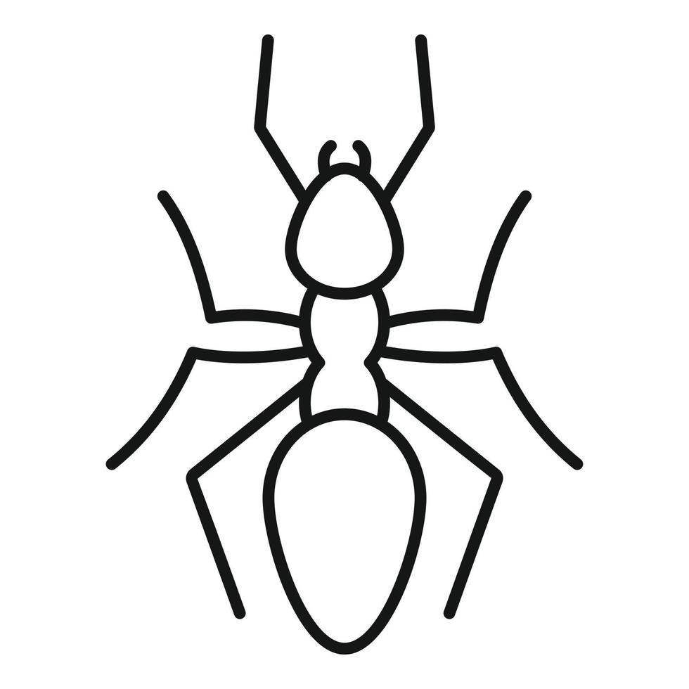 natur myra ikon, översikt stil vektor
