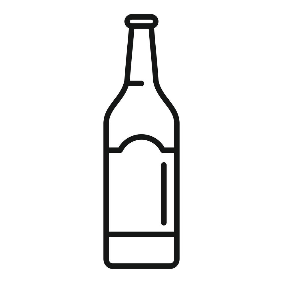 Symbol für Teenagerprobleme mit Alkohol, Umrissstil vektor