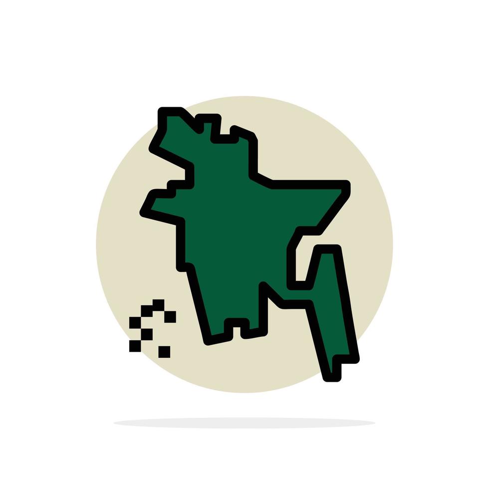 bangladesch bangladesch land bangladesch abstrakt kreis hintergrund flachbild farbe symbol vektor
