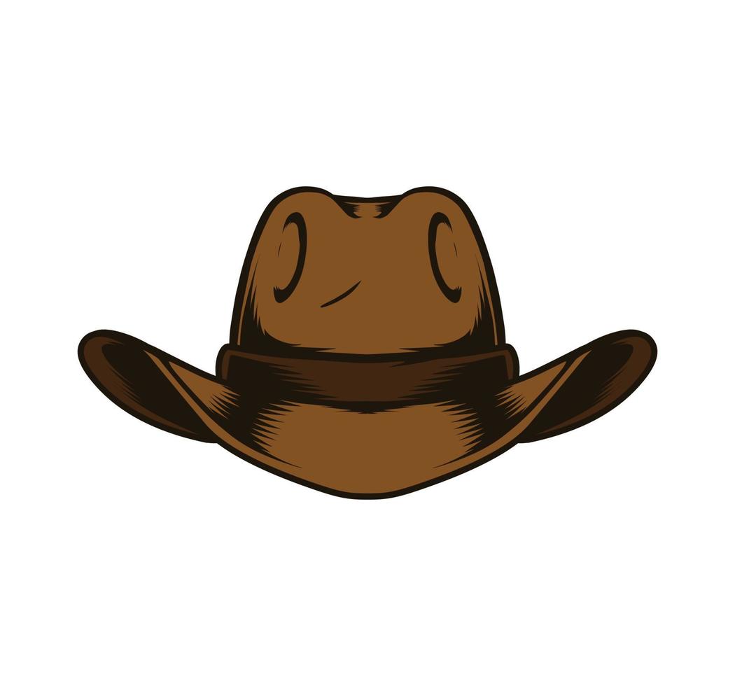 cowboy hatt illustration vektor